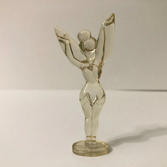 Vintage Walt Disney Bambi Thumper Flower Skunk Tinkerbell Lucite Figures - Picture 13 of 13